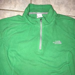 Large The north face green sweater